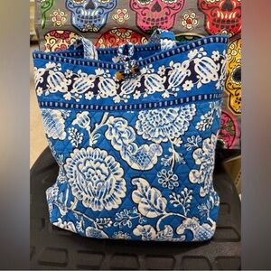 Vera Bradley Blue Lagoon Toggle Tote